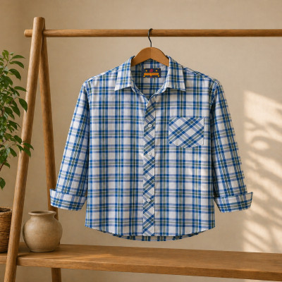Men's Grameen check shirt