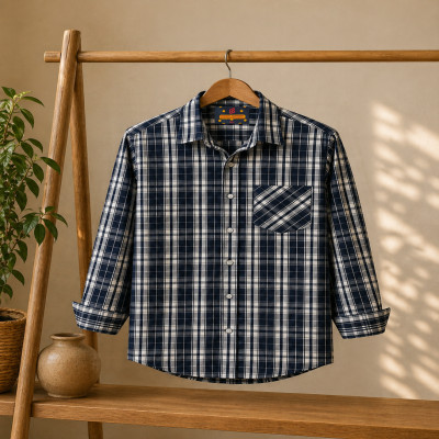 Men's Grameen check shirt