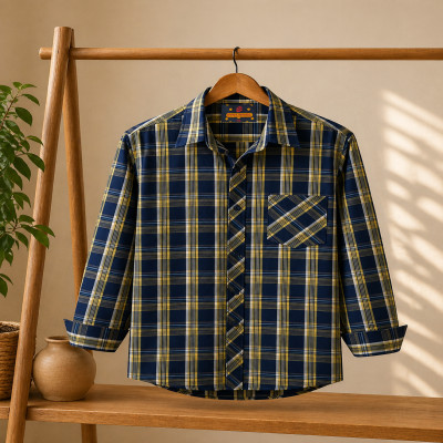 Men's Grameen check shirt