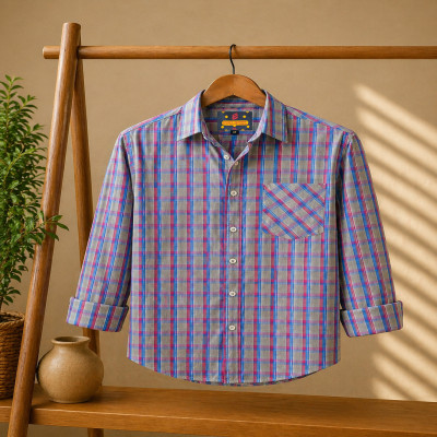 Men's Grameen check shirt
