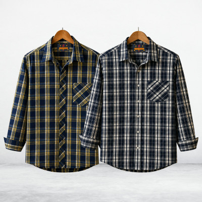 Men's Grameen check shirt