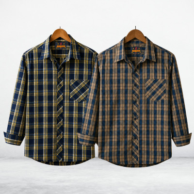 Men's Grameen check shirt