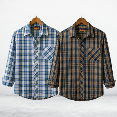 Men's Grameen check shirt