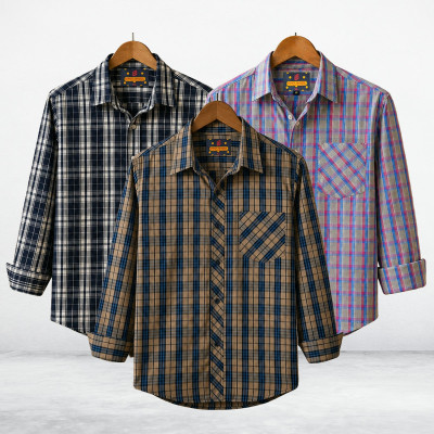 Men's Grameen check shirt