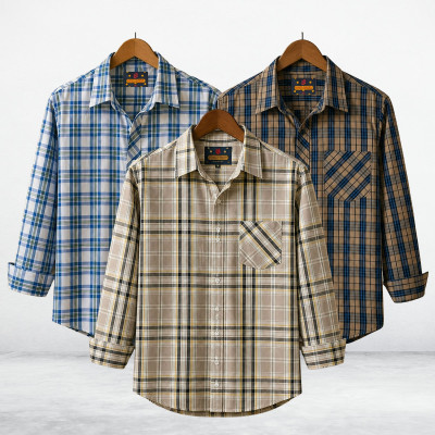 Men's Grameen check shirt